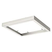Progress Lighting 11" Brushed Nickel Cover Fixture Mounted Square Trim Ring
