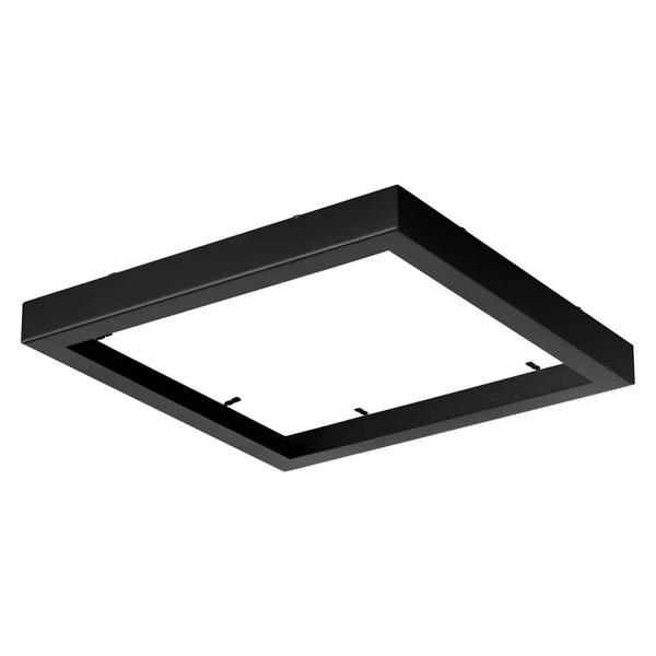 11" Black Cover Fixture Mounted Square Trim Ring