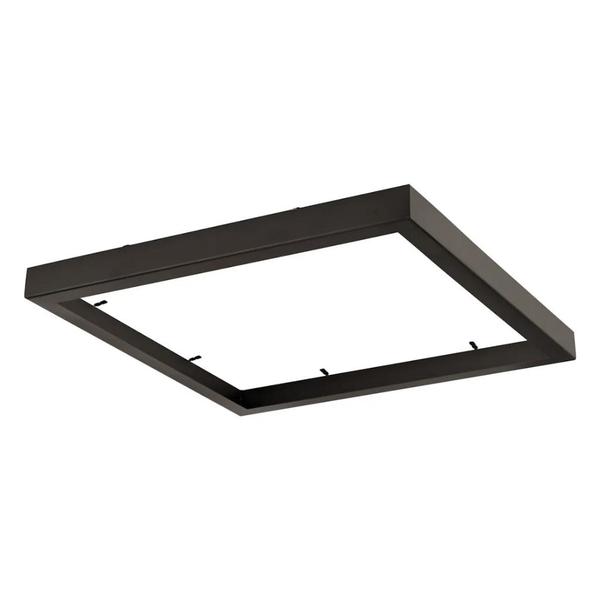 14" Antique Bronze Cover Fixture Mounted Square Trim Ring