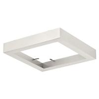 Progress Lighting 7" Brushed Nickel Cover Fixture Mounted Square Trim Ring