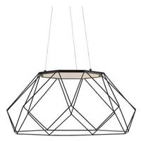 Progress Lighting 1 Light 38 watt 3000K Natural White Matte Black Dimmable LED Chandelier