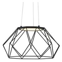 Progress Lighting 1 Light 28 watt 3000K Natural White Matte Black Dimmable LED Chandelier
