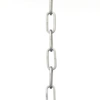 Progress Lighting 4' Antique Nickel Finish Square Profile Fixture Accessory Chain