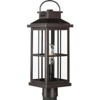 Progress Lighting 1 Light Antique Bronze with Clear Glass Wall Light Fixture