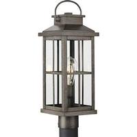 Progress Lighting 1 Light Antique Pewter with Clear Glass Wall Light Fixture