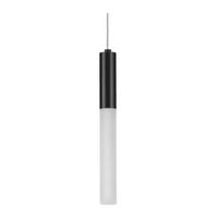 Progress Lighting 1 Light 6.5 watt 3000K Natural White Matte Black Dimmable LED Pendant Light Fixture