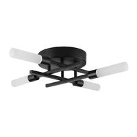 Progress Lighting 20" 25 watt 120 volt 3000K Matte Black Quadrant LED Light Fixture