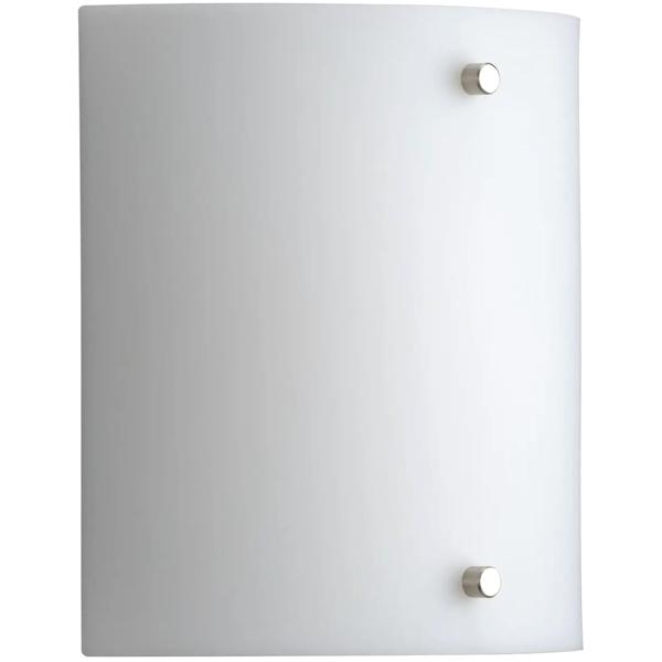 10 watt 120 volt 3000K White Satin Opal Acrylic Diffuser Dimmable LED Wall Sconce
