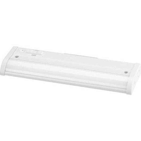 12" 4.5 watt 120 volt LED CCT Selectable Satin White Under Cabinet Light Fixture 
