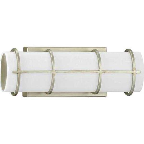 14" 14 watt 120 volt 3000K Silver Acrylic Diffuser Dimmable Vanity Light