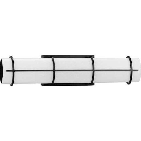 22" 22 watt 120 volt 3000K Black Acrylic Diffuser Dimmable Vanity Light