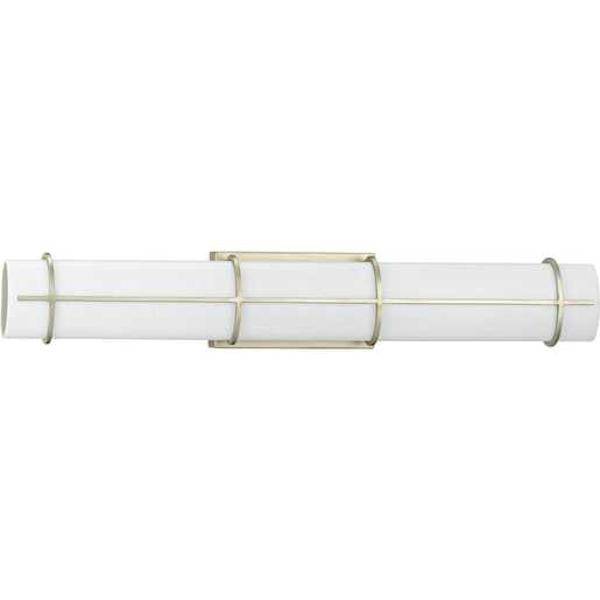30" 34 watt 120 volt 3000K Silver Acrylic Diffuser Dimmable Vanity Light