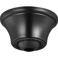 Progress Lighting Matte Black Fan Canopy Mount