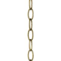 Progress Lighting 4'  Distressed Brass Fixture Accessory Chain