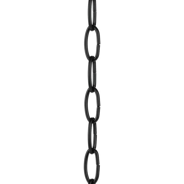 4' Matte Black Fixture Accessory Chain