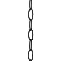 Progress Lighting 4' Matte Black Fixture Accessory Chain