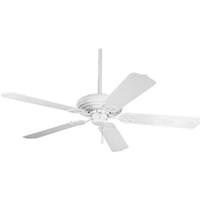 Progress Lighting 52" White 5 Blade Indoor/Outdoor Ceiling Fan