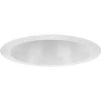 Progress Lighting 6" Satin White Recessed Open Round Trim