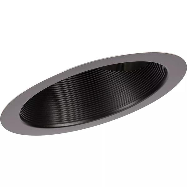 6" Antique Bronze Slope Recessed Step Baffle Round Trim