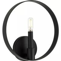Progress Lighting 1 Light Matte Black Rustic Farmhouse Style Light Fixture