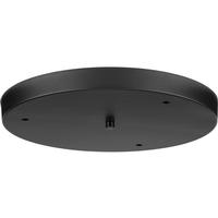 Progress Lighting Matte Black Finish Pendant Accessory Canopy Kit