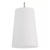Progress Lighting 1 Light Brushed Nickel Etched Opal Glass Shade Pendant Light Fixture