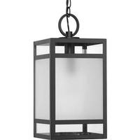 Progress Lighting 1 Light Black with Clear Glass Parrish Wall Light Fixture