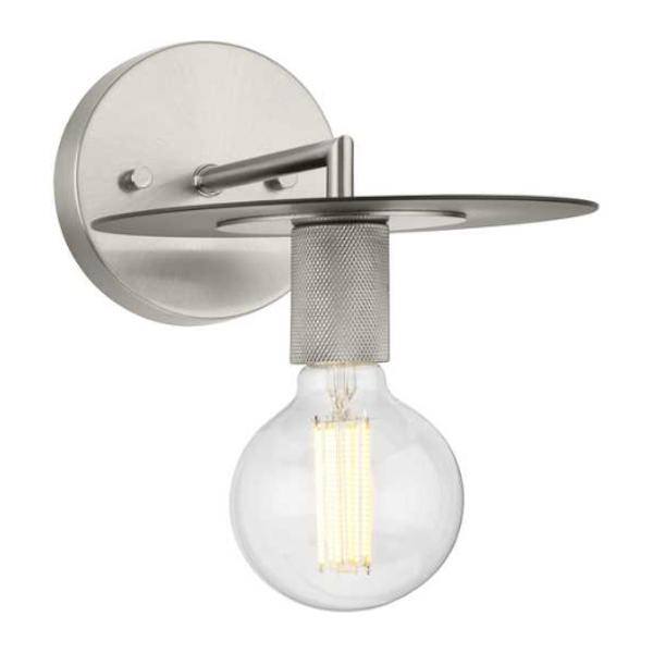 1 Light 120 volt Brushed Nickel Vanity Graphite Accent Light Fixture