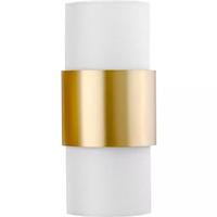 Progress Lighting 2 Light 120 volt Brushed Bronze White Linen Fabric Light Fixture