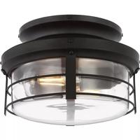 Progress Lighting 2 Light Architectural Bronze Clear Glass Shade Springer II Collection Light Kit