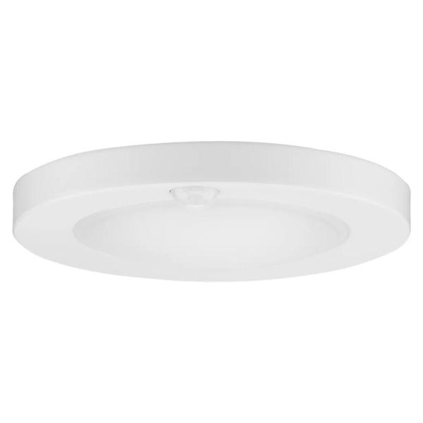 7.75" 14 watt 3000K White Motion Detection Dimmable Surface Mount LED Downlight