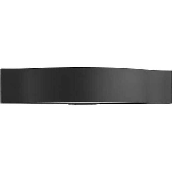 24" 29 watt 120 volt CCT Selectable Matte Black White Glass Shade Dimmable