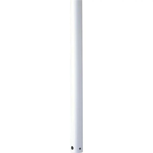12" White AirPro Collection Down Rod