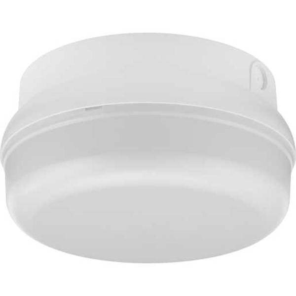 9" 25 watt 120 volt 3000K White Finish White Polycarbonate Diffuser Hard Nox LED Light Fixture