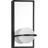 Progress Lighting 6.5 watt 120 volt 3000K Matte Black Etched Opal Glass Dimmable LED Wall Sconce