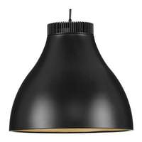 Progress Lighting 1 Light 30 watt 3000K Natural White Matte Black Dimmable LED Pendant Light Fixture