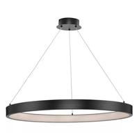 Progress Lighting 1 Light 35 watt 3000K Natural White Matte Black Dimmable LED Chandelier