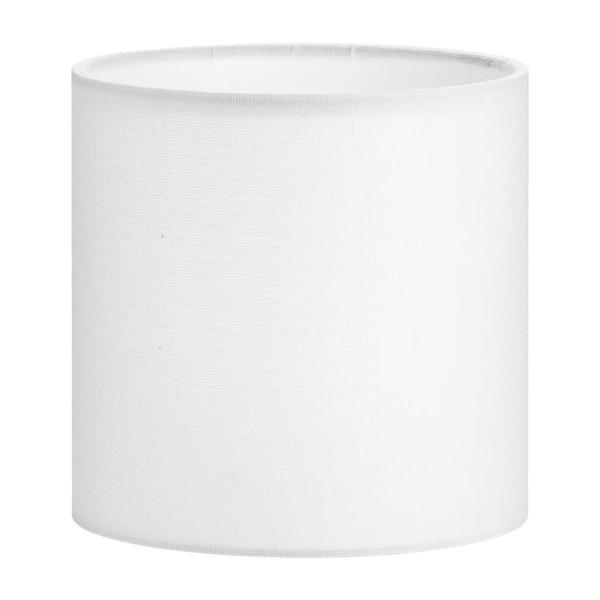 White Linen Drum Shade Elara Collection