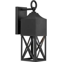 Progress Lighting 1 Light Black Outdoor Birkdale Wall Light Fixture