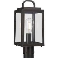 Progress Lighting 1 Light Antique Bronze with Clear Glass Outdoor Grandbury Post Top Light Fixture