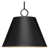 Progress Lighting 3 Light Matte Black Metal Dome Dimmable Pendant Light Fixture