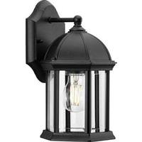 Progress Lighting 1 Light Black with Clear Glass Dillard Wall Light Fixture