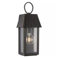 Progress Lighting 1 Light Oil Rubbed Bronze with Clear with Silver Mesh Print Glass Wall Light Fixture