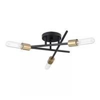 Progress Lighting 3 Light 120 volt Antique Bronze Modern Ceiling Light Fixture