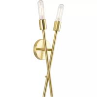 Progress Lighting 2 Light Satin Brass Astra Collection Light Fixture