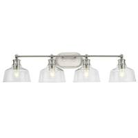 Progress Lighting 4 Light 120 volt Brushed Nickel Vanity Light Fixture