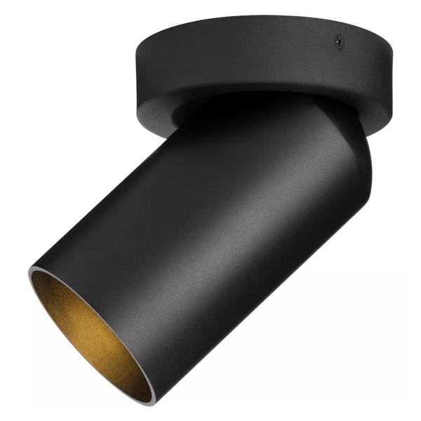 1 Light Black Finish Wall/Ceiling Directional Light Fixture