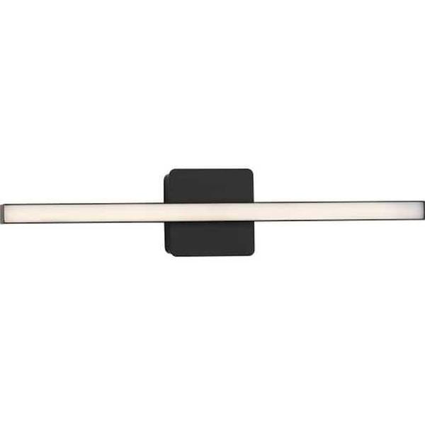 24" 18 watt 120 volt CCT Selectable Matte Black Dimmable
