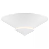 Progress Lighting 4 Light White Plaster Painted Steel Cone Ceiling Light Fixture