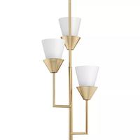 Progress Lighting 3 Light Soft Gold Contemporary Style Pendant Light Fixture